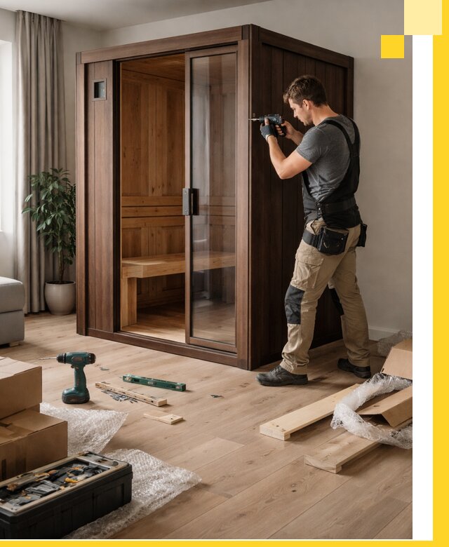 Установка и производство мини саун под ключ в Междуреченске