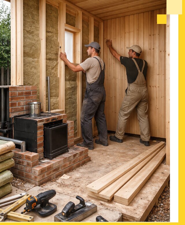 Строительство и установка дачных саун под ключ в Междуреченске