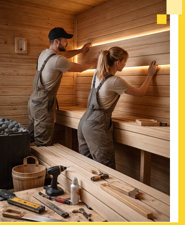 Дизайн саун и бань под ключ с индивидуальным проектом в Междуреченске