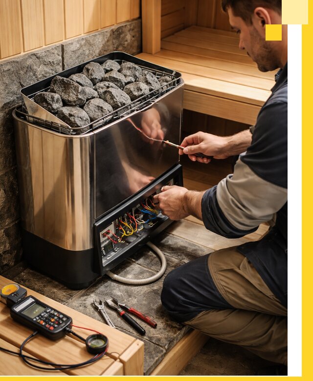 Продажа и установка электрокаменок для саун в Междуреченске