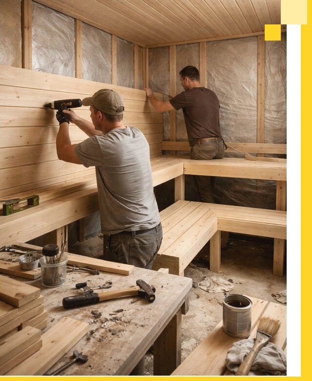 Профессиональная отделка бань и саун под ключ в Междуреченске