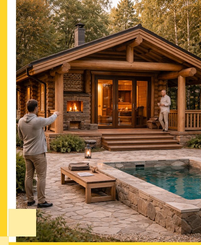 Проекты бань и хамам в Междуреченске от 25263 р. | ЭриданМжд