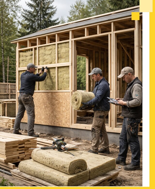 Проектирование и строительство каркасных бань в Междуреченске под ключ