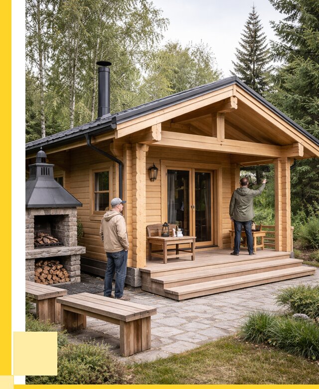 Деревянные бани под ключ в Междуреченске от 454725 р. | ЭриданМжд