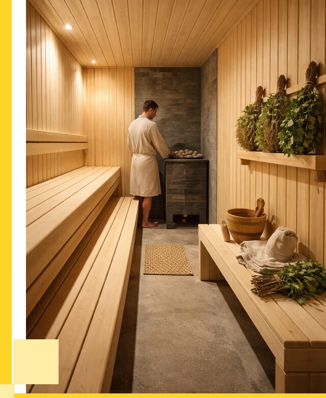 Отделка парной под ключ в Междуреченске от 353675 р. | ЭриданМжд