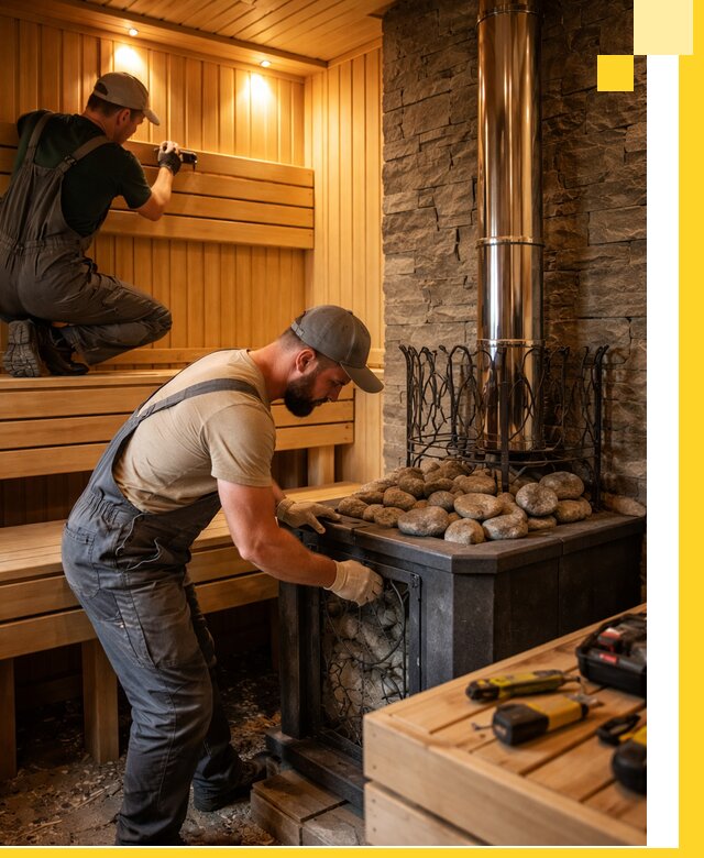 Комплексный дизайн бань, саун и зон отдыха в Междуреченске