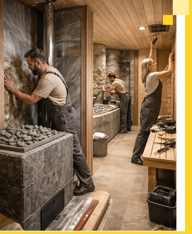 Строительство бань и SPA процедур в Междуреченске под ключ и отделкой