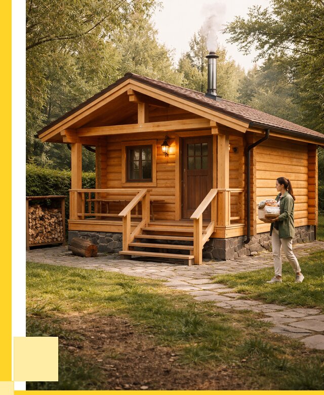 Купить баню под ключ в Междуреченске от 656825 р. | ЭриданМжд