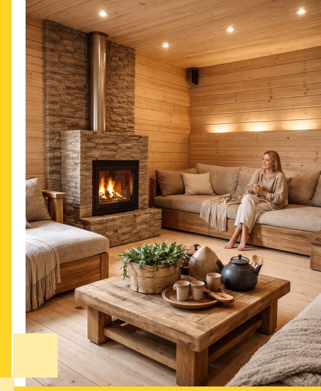 Проект бани с комнатой отдыха в Междуреченске от 35368 р. | ЭриданМжд