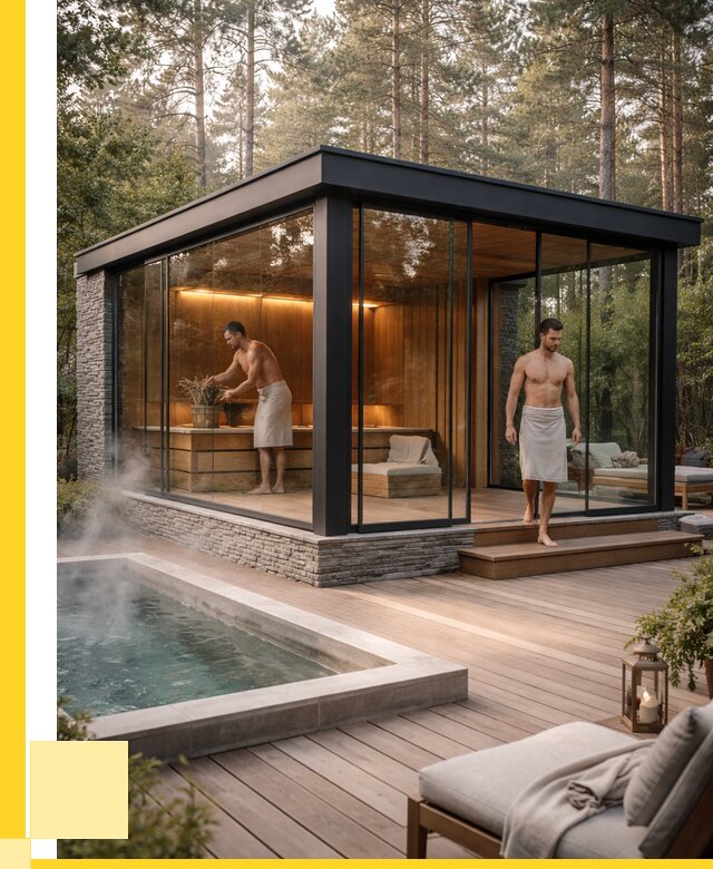 Стеклянные бани и двери в Междуреченске от 454725 р. | ЭриданМжд