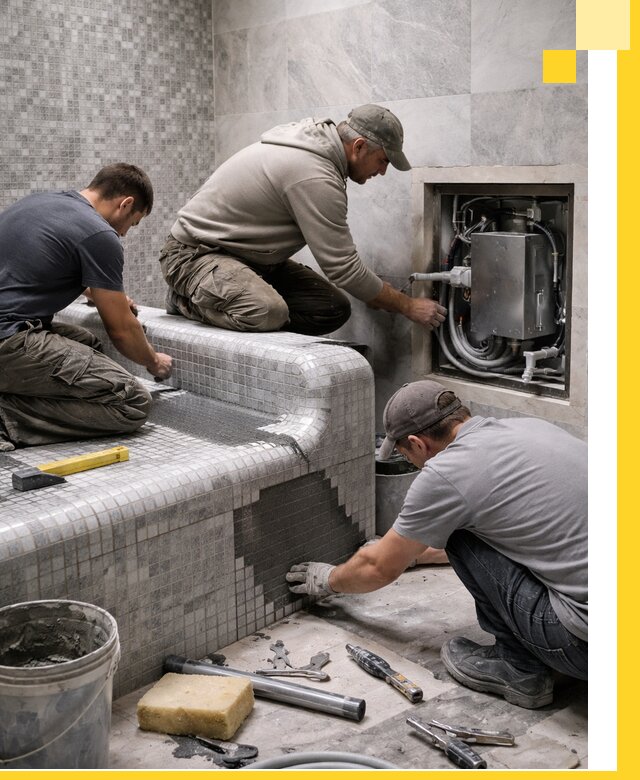 Проекты хамамов под ключ в Междуреченске и дизайн и строительство