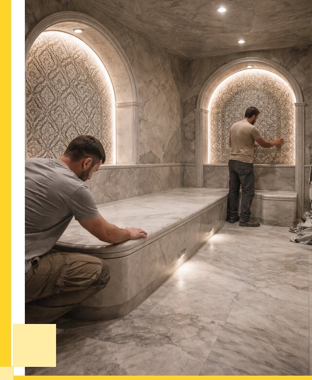 Турецкие бани под ключ в Междуреченске от 252625 р. | ЭриданМжд