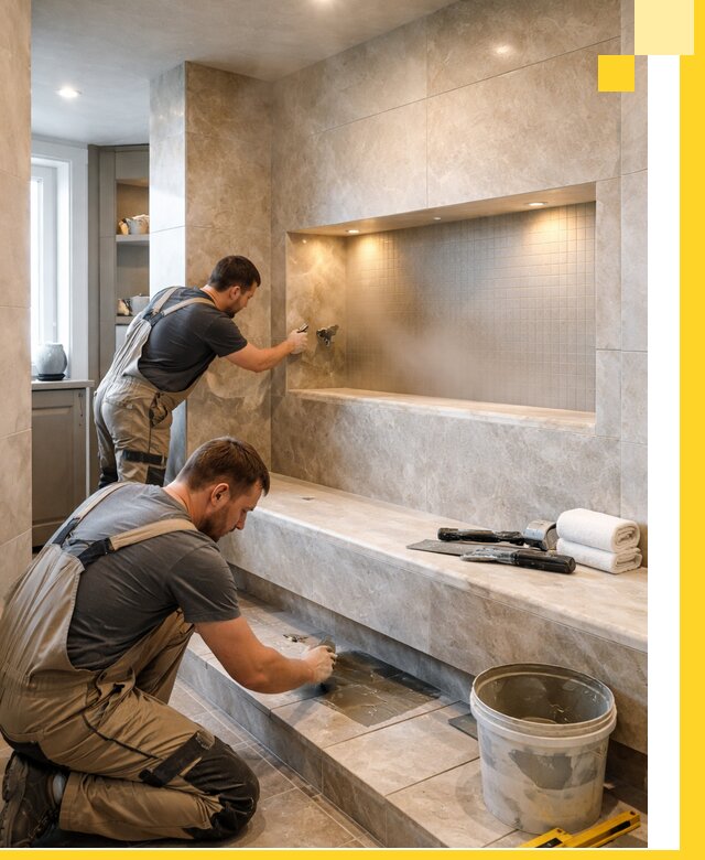 Профессиональное строительство хамама в квартире в Междуреченске