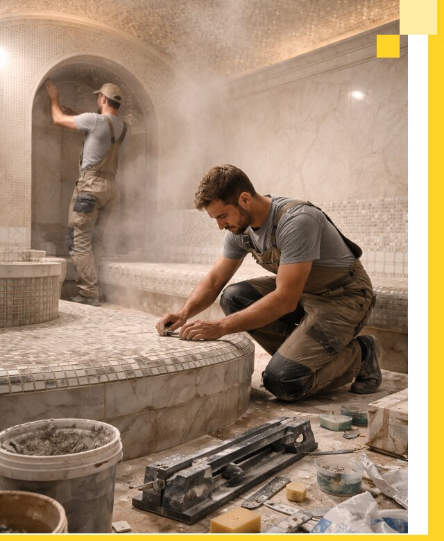 Профессиональный дизайн хамама и SPA под ключ в Междуреченске