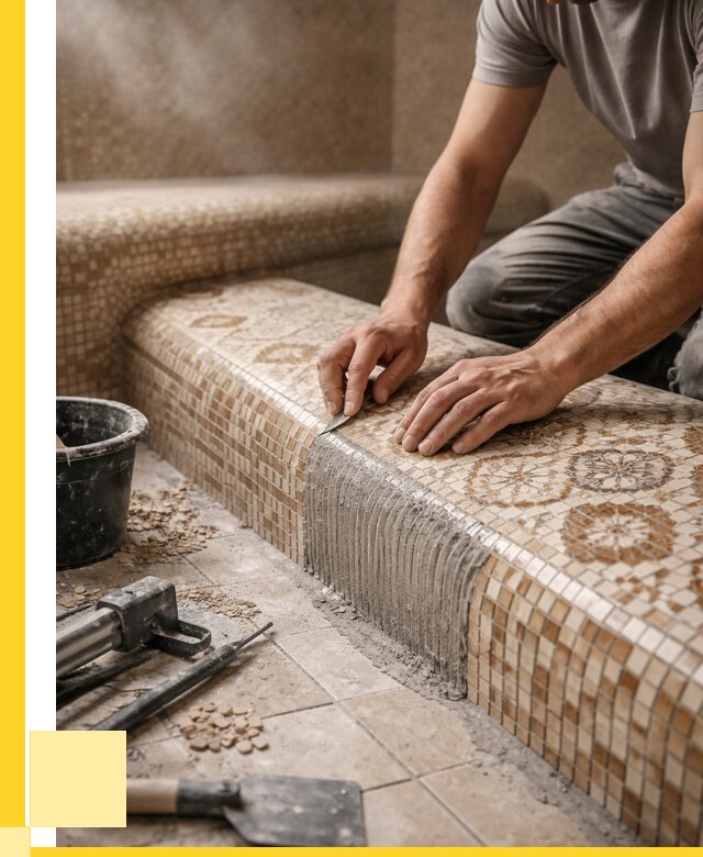 Плитка для хамама под ключ в Междуреченске от 3537 р. | ЭриданМжд