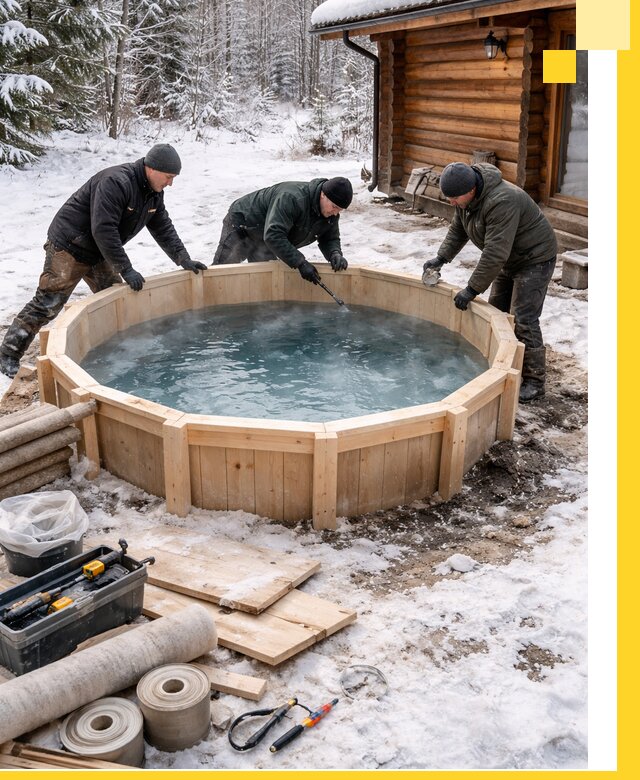 Изготовление и установка ледяных купелей под ключ в Междуреченске