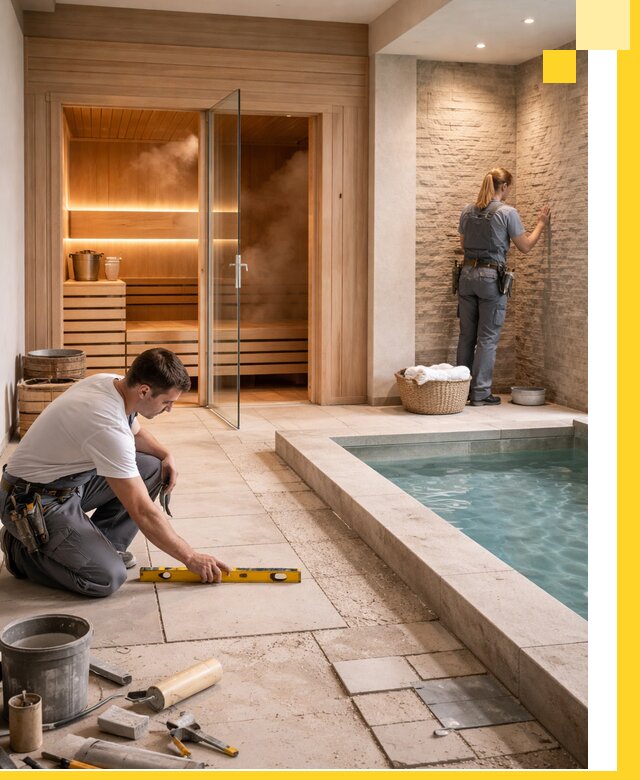 Комплексный дизайн и отделка интерьеров SPA под ключ в Междуреченске